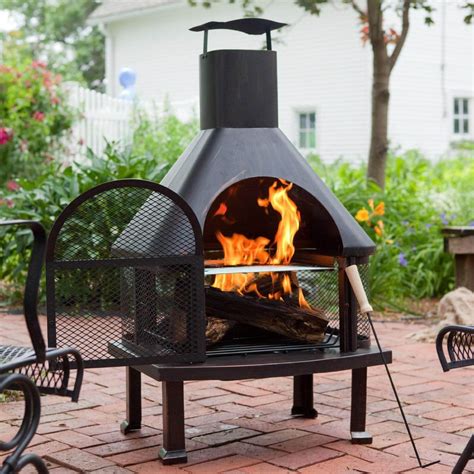 metal fire pit for outdoors